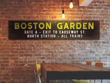 Load image into Gallery viewer, Large Boston Garden Rustic Wood Sign