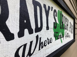 Large Custom Bar Signs