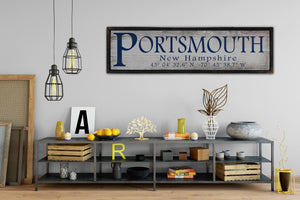 Custom Coordinates Address Sign | GPS Wood Sign | House Closing Gift | Housewarming Gift | Large Custom Wood Sign | Wedding Gift