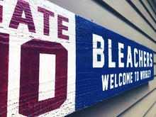 Load image into Gallery viewer, Large Wrigley Field Wood Sign | Vintage Chicago Baseball Decor | Rustic Wall Art &amp; Gift for Cubs Fans