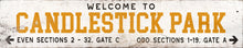 Load image into Gallery viewer, Handcrafted Candlestick Park Wood Sign - Vintage Decor for Sports Fans &amp; Home Offices