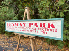 Load image into Gallery viewer, Large Fenway Park Wood Sign