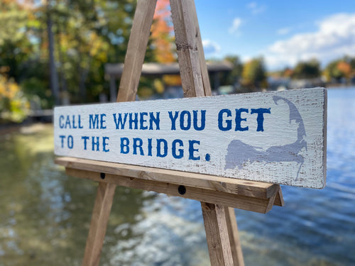 Cape Cod Wood Sign - Coastal Decor - 
