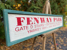 Load image into Gallery viewer, Large Fenway Park Wood Sign