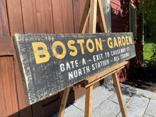 Load image into Gallery viewer, Large Boston Garden Rustic Wood Sign