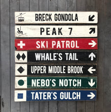 Load image into Gallery viewer, Custom Ski Trail Signs