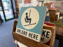 Load image into Gallery viewer, WOOD SKI SIGN