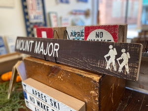 WOOD TRAIL SIGN