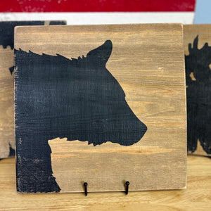 Woodland Animal Rustic Wood Decor