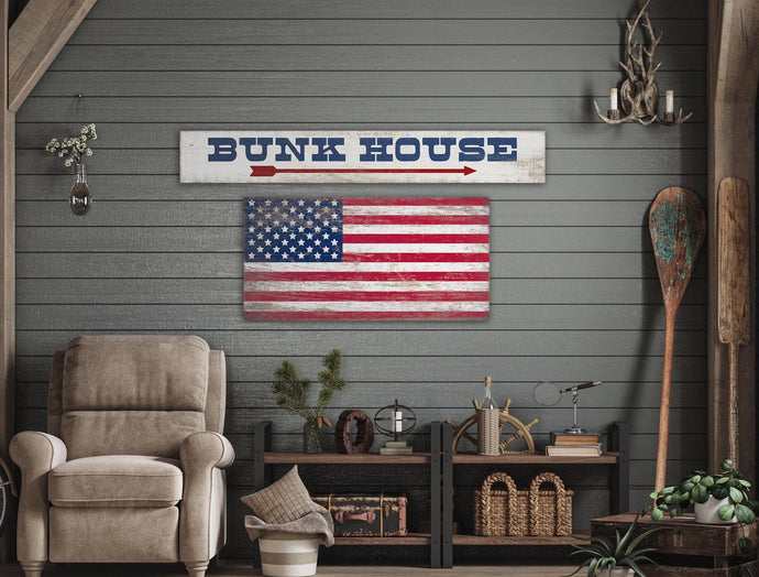 bunk house wood sign
