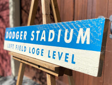 Load image into Gallery viewer, Large Dodger Stadium Wood Sign