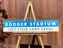 Load image into Gallery viewer, Large Dodger Stadium Wood Sign